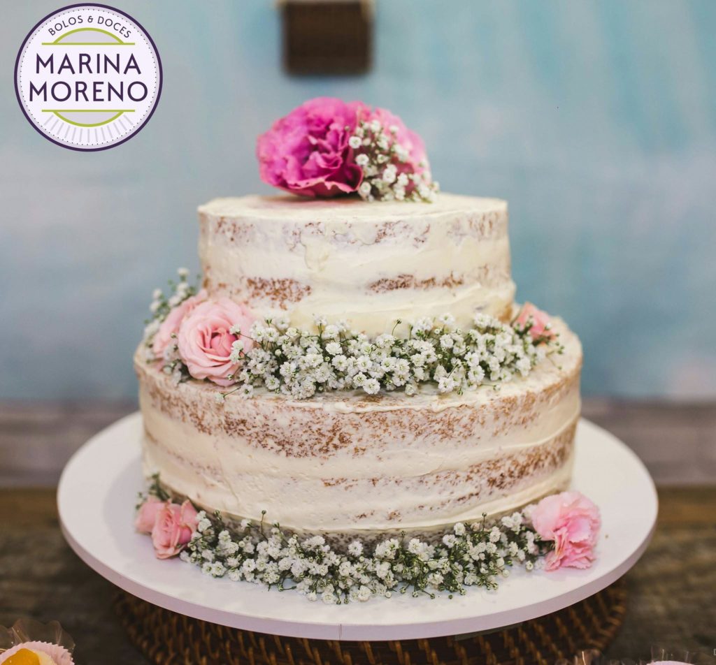 naked cake de casamento